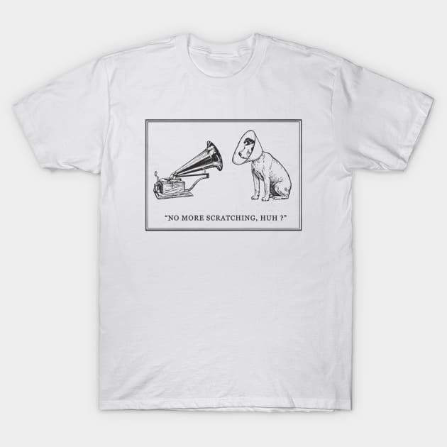 NO MORE SCRATCHING, HUH! T-Shirt by jurjenbertens